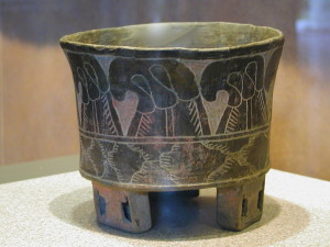 Toltec Footed Bowl